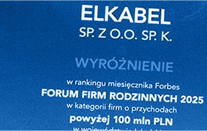 WYRÓŻNIENIE MIESIĘCZNIKA FORBES 2025